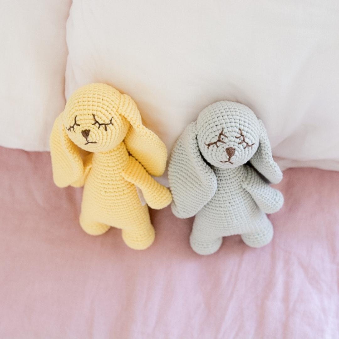 Ginger the sleepy bunny