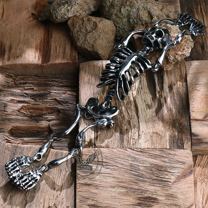 Gothic Body Skull Stainless Steel Bracelet