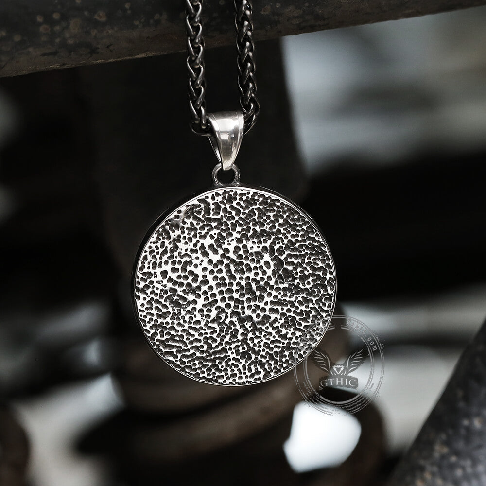 Gothic Skull Tree of Life Stainless Steel Pendant