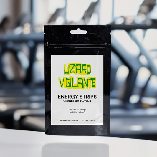 Lizard Vigilante Energy Strips™ - Available by Weekly, Monthly Subscription - A New Experience of Invigoration!™ - Premium Vitamins & Minerals from Lizard Vigilante - Just $20.99! Shop now at Lizard Vigilante