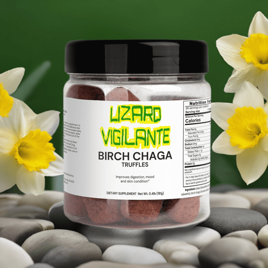 Lizard Vigilante Birch Chaga Truffles - Lizard Vigilante