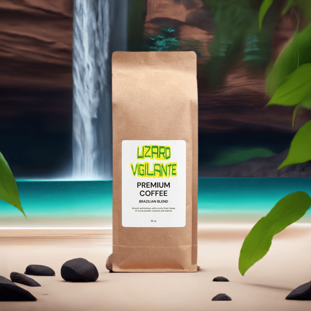 Lizard Vigilante Premium Brazilian Blend 16oz -Subscription Plan Available! - Lizard Vigilante