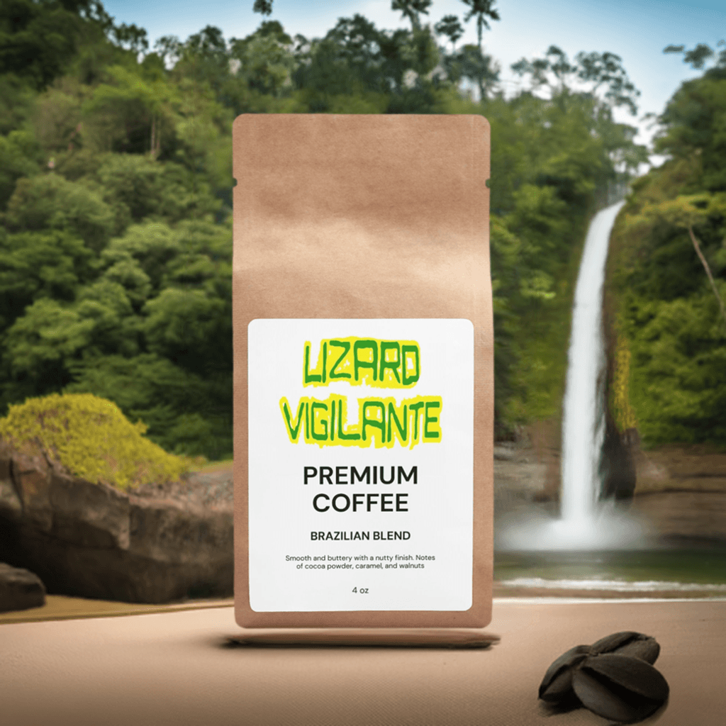 Lizard Vigilante Premium Brazilian Blend 4oz -Subscription Plan Available! - Lizard Vigilante