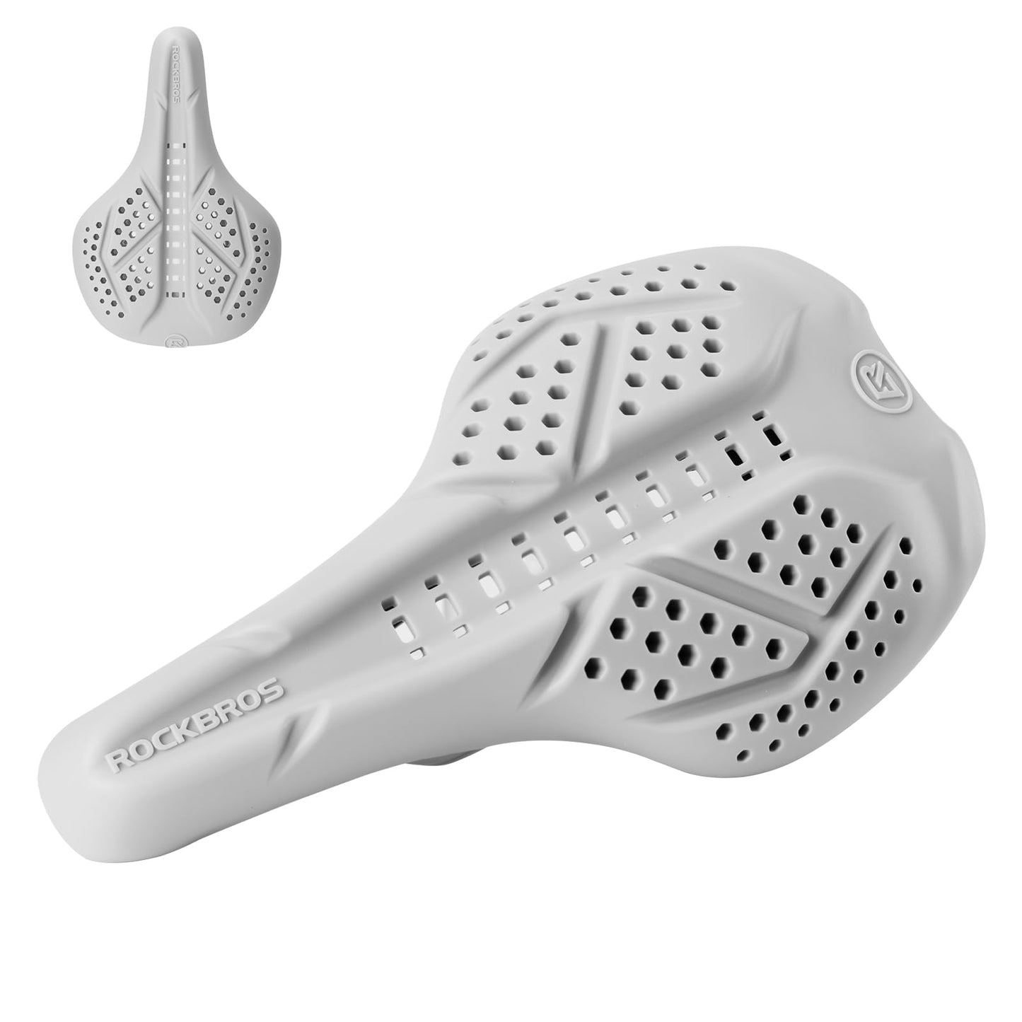 ROCKBROS Extra Soft Silicone Bike Seat Cushion – Anti-Slip, Breathable Cover