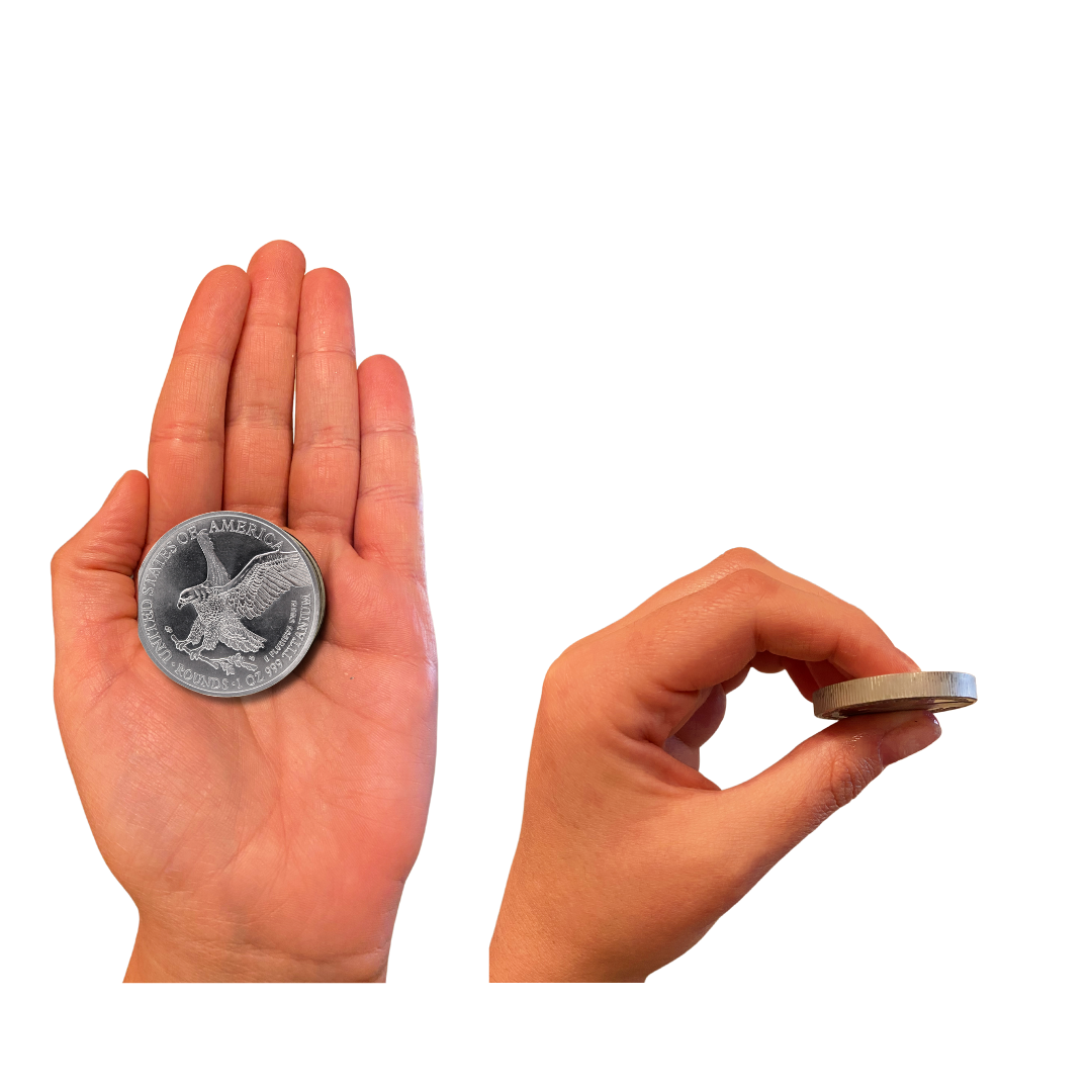 2025 1 Ounce OZ 999 Fine Solid USA American Liberty Eagle Coin Titanium Precious Metal Ingot Bullion Ti Element Chemistry Proof Mint Coin