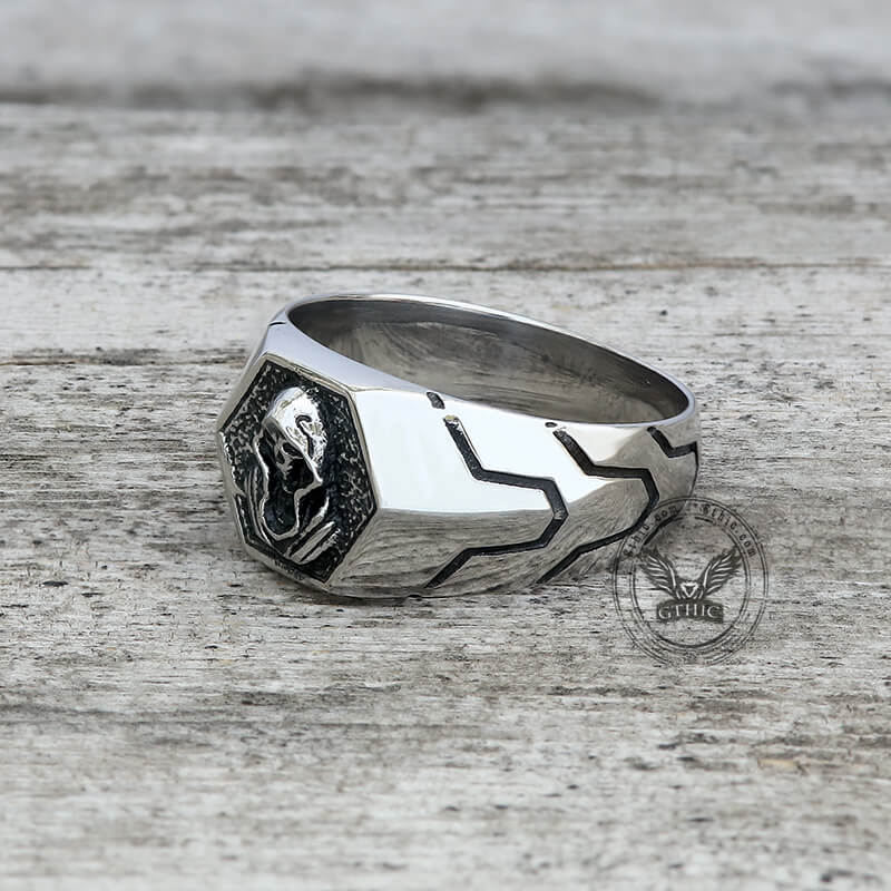 Grim Reaper Skull Stainless Steel Men’s Ring