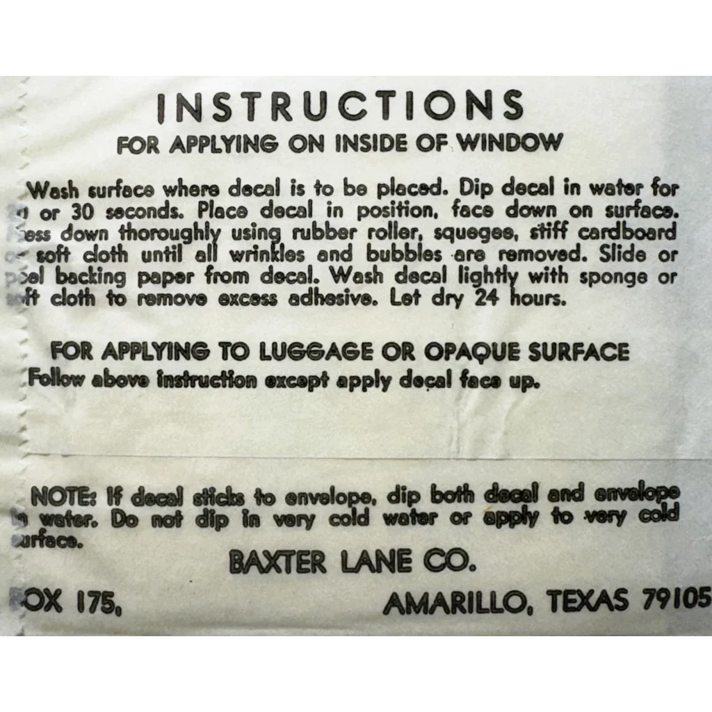 Groovy Vintage 1960s Adults at Play Decal Mid Century NOS Americana