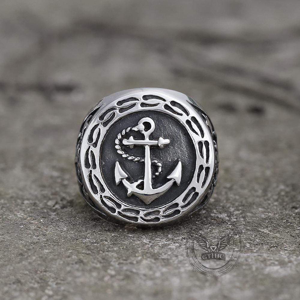 Anchor Stainless Steel Marine Ring