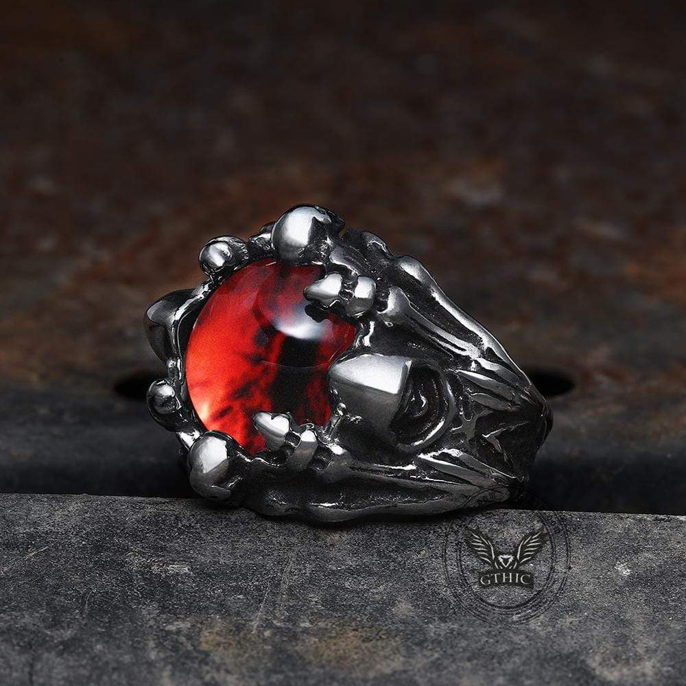 Eye Of Sauron Stainless Steel Ring