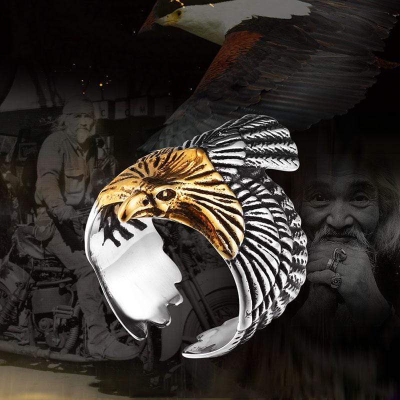 Eagle Stainless Steel Beast Ring