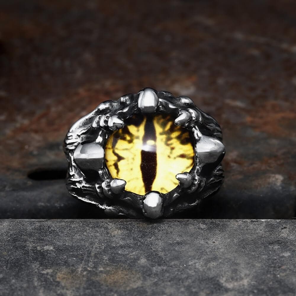 Eye Of Sauron Stainless Steel Ring