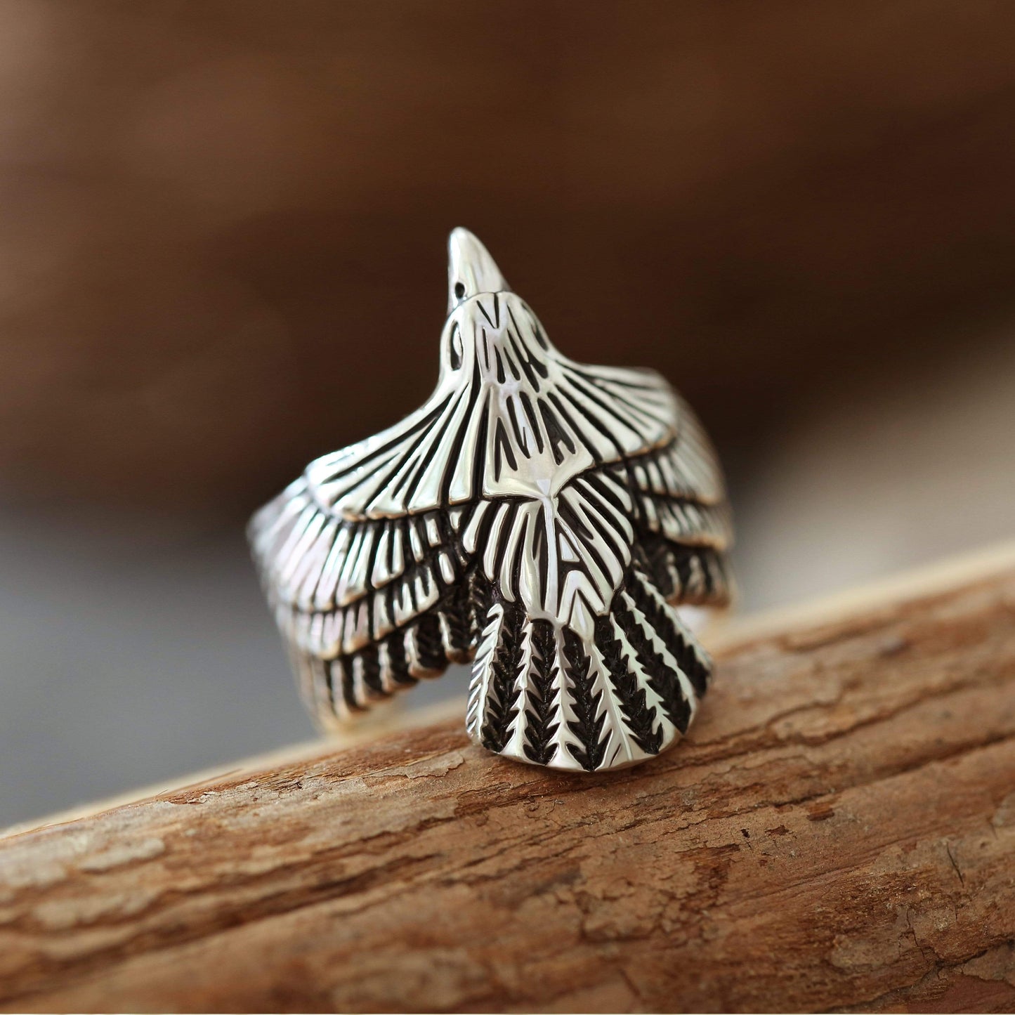Eagle Stainless Steel Beast Ring