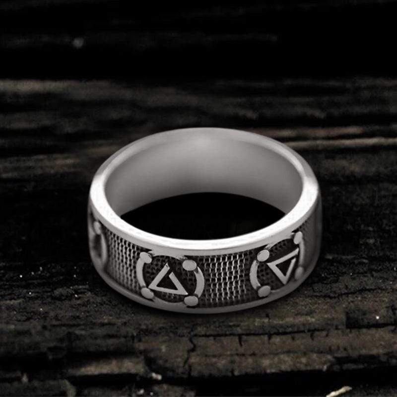 Witchers Elements Signs Stainless Steel Ring