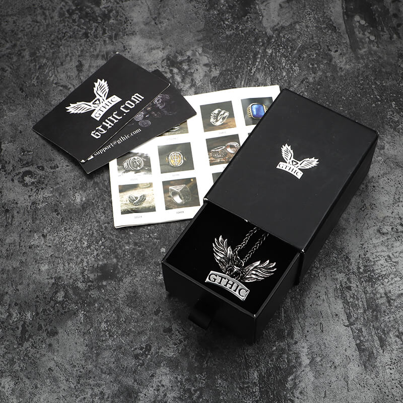 Gthic Logo Design Stainless Steel Pendant