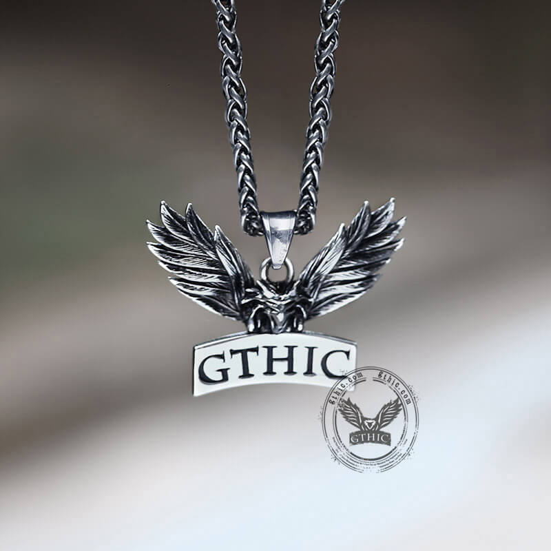 Gthic Logo Design Stainless Steel Pendant