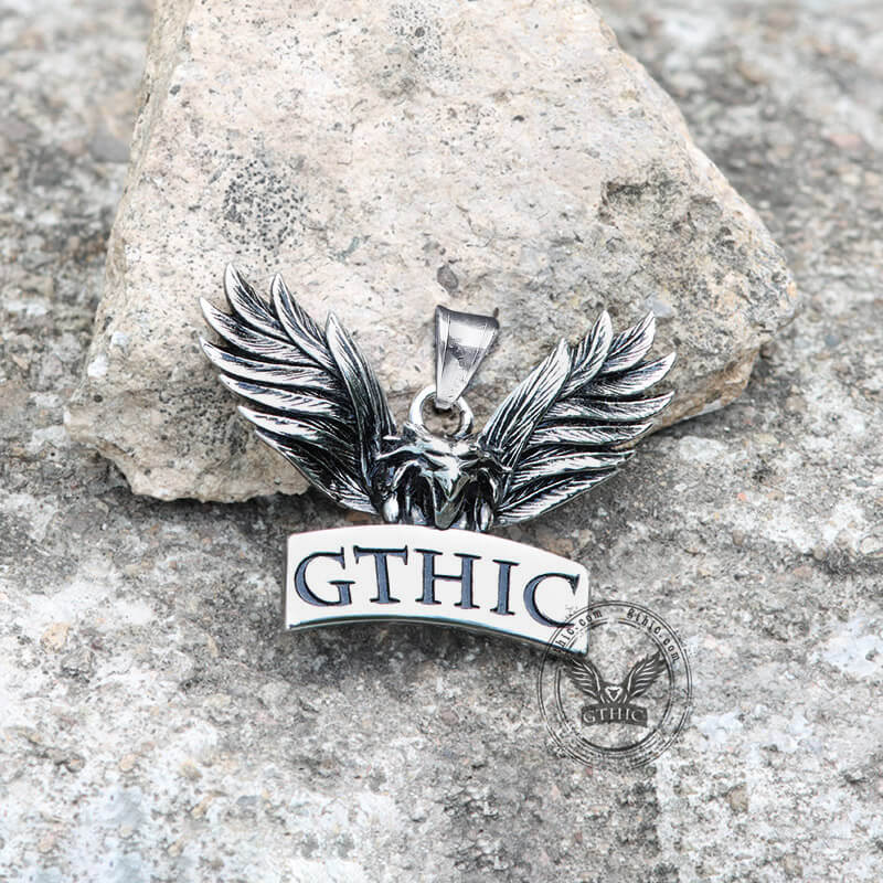 Gthic Logo Design Stainless Steel Pendant