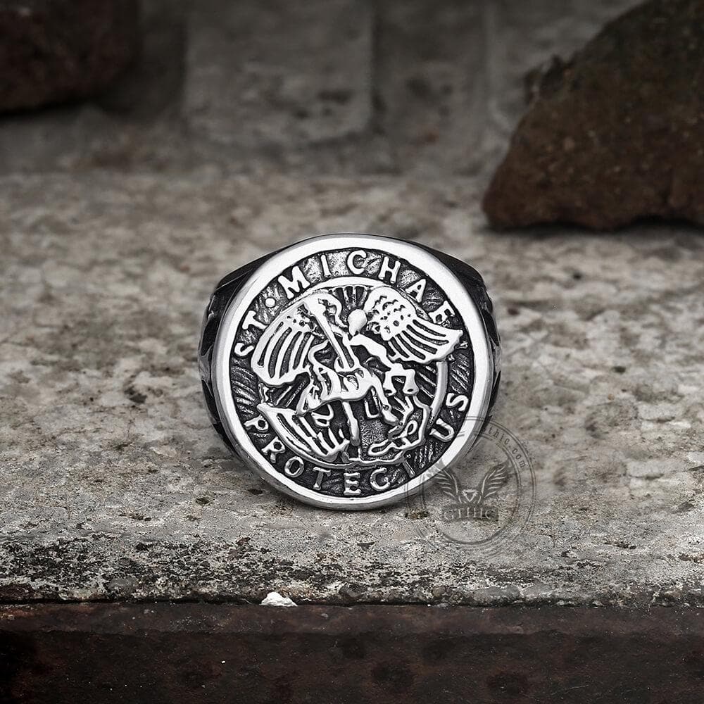 Guardian Angel Templar Knight Ring