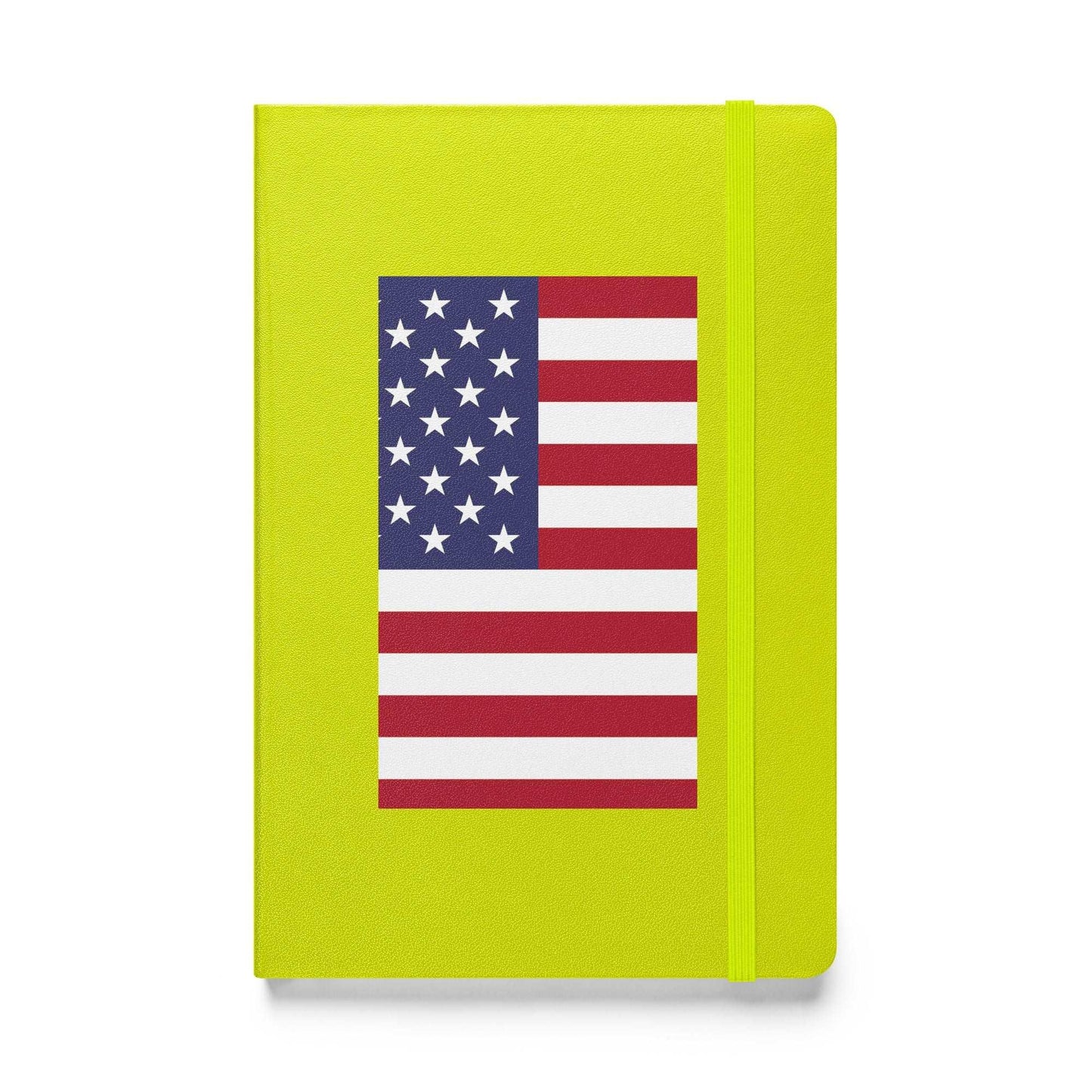 Express Your Patriotism with our American Flag Hardcover Bound Notebook - Perfect for Capturing Your Thoughts and Ideas! - Lizard Vigilante