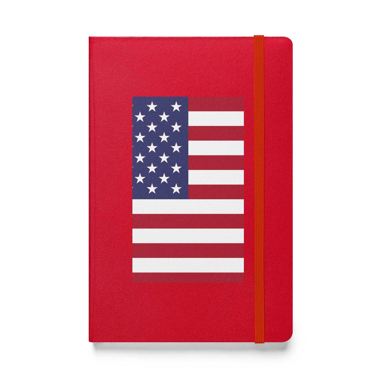 Express Your Patriotism with our American Flag Hardcover Bound Notebook - Perfect for Capturing Your Thoughts and Ideas! - Lizard Vigilante