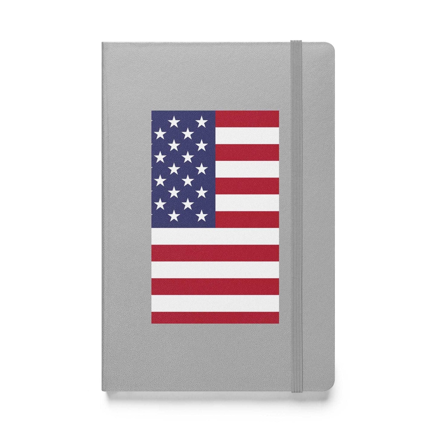 Express Your Patriotism with our American Flag Hardcover Bound Notebook - Perfect for Capturing Your Thoughts and Ideas! - Lizard Vigilante