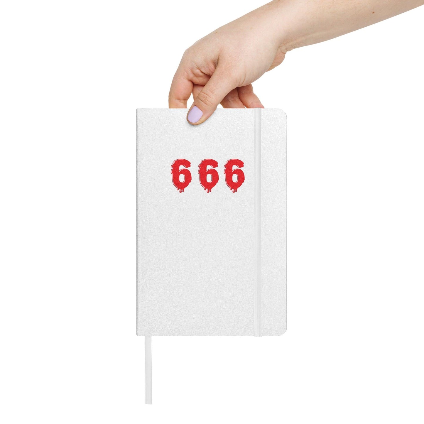 Red 666 Melting Hardcover Bound Notebook - Premium  from Lizard Vigilante - Just $21.69! Shop now at Lizard Vigilante