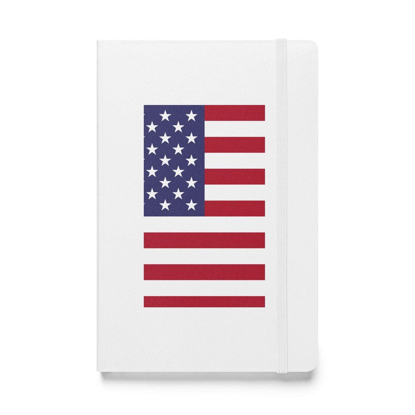 Express Your Patriotism with our American Flag Hardcover Bound Notebook - Perfect for Capturing Your Thoughts and Ideas! - Lizard Vigilante