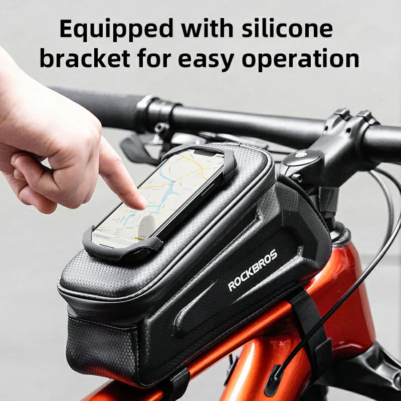 Top Tube Phone Holder Hardshell Bag