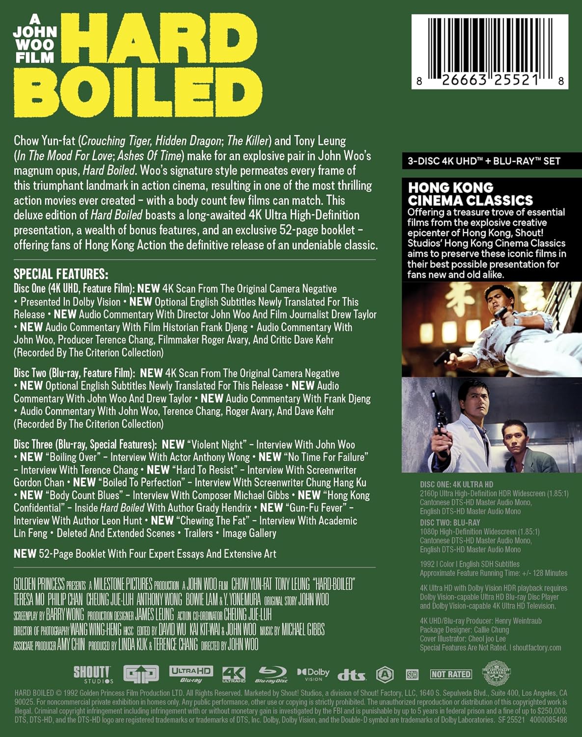 Hard Boiled - Deluxe Limited Edition Slipcase (4K Ultra HD + Blu-ray)