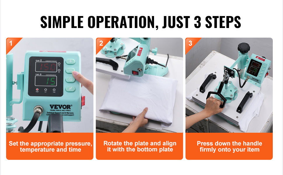 VEVOR 12x10" Nuclear Press – Rockstar Green Heat Beast for T-Shirts, Bags & Chaos (360° Swing, 700W Precision Smackdown) - Premium t-shirt press from dsers - Just $222.99! Shop now at Lizard Vigilante