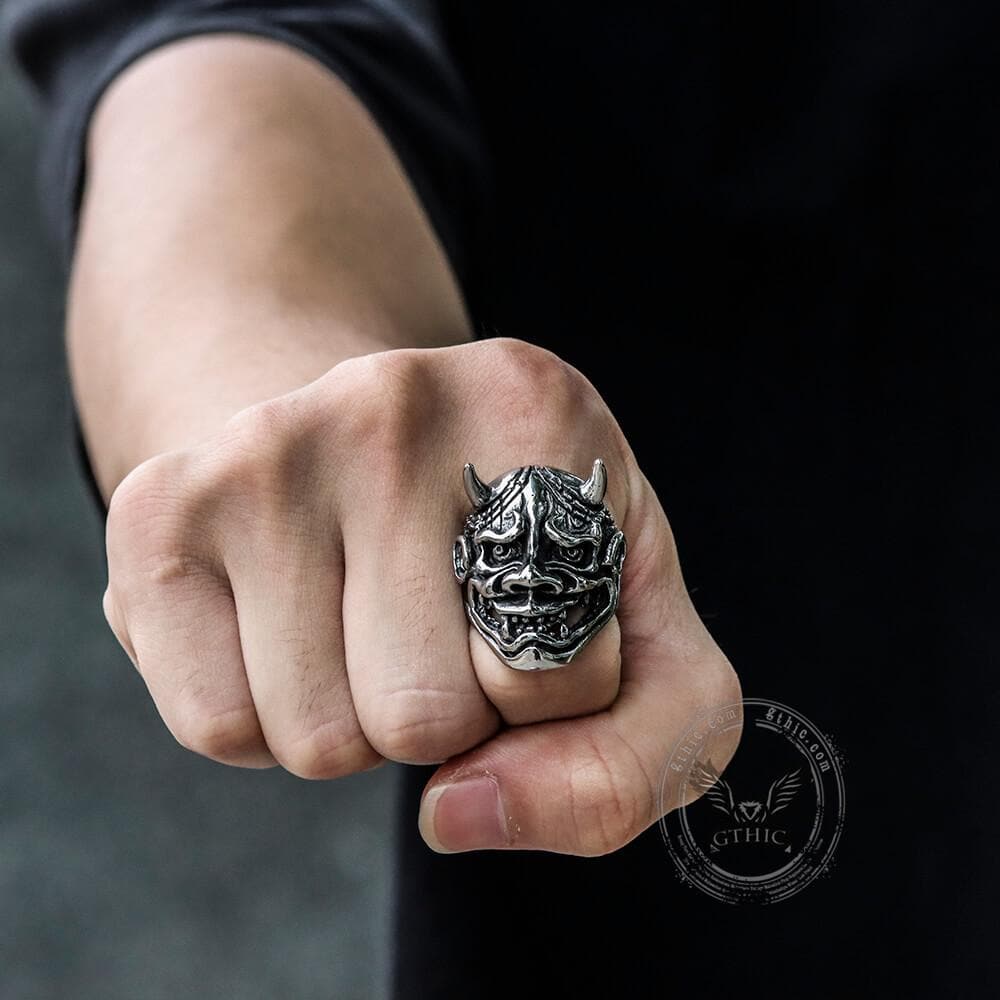 Demon Oni Stainless Steel Ring
