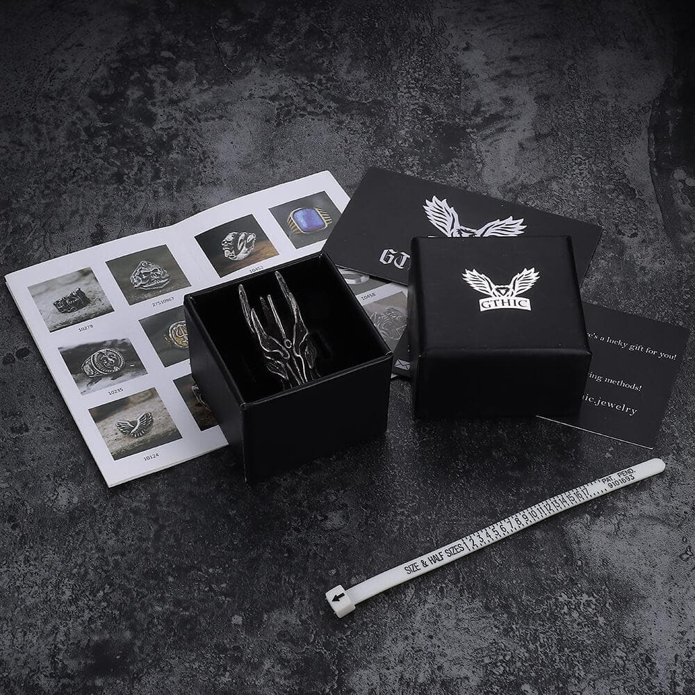 Helm of Sauron Stainless Steel Ring