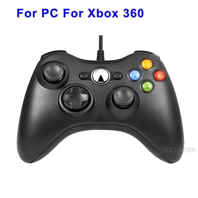 High Quality Black USB Wired Joystick Vibration Gamepad Controller Compatible With PC Monitor Laptop Smart TV