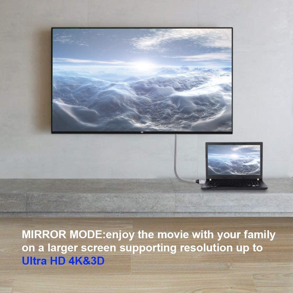 High Speed 32.4Gbps Slim And Flexible 1.4 8K 4K HDR 60Hz DisplayPort Cable Adapter For Video PC Laptop TV Monitor