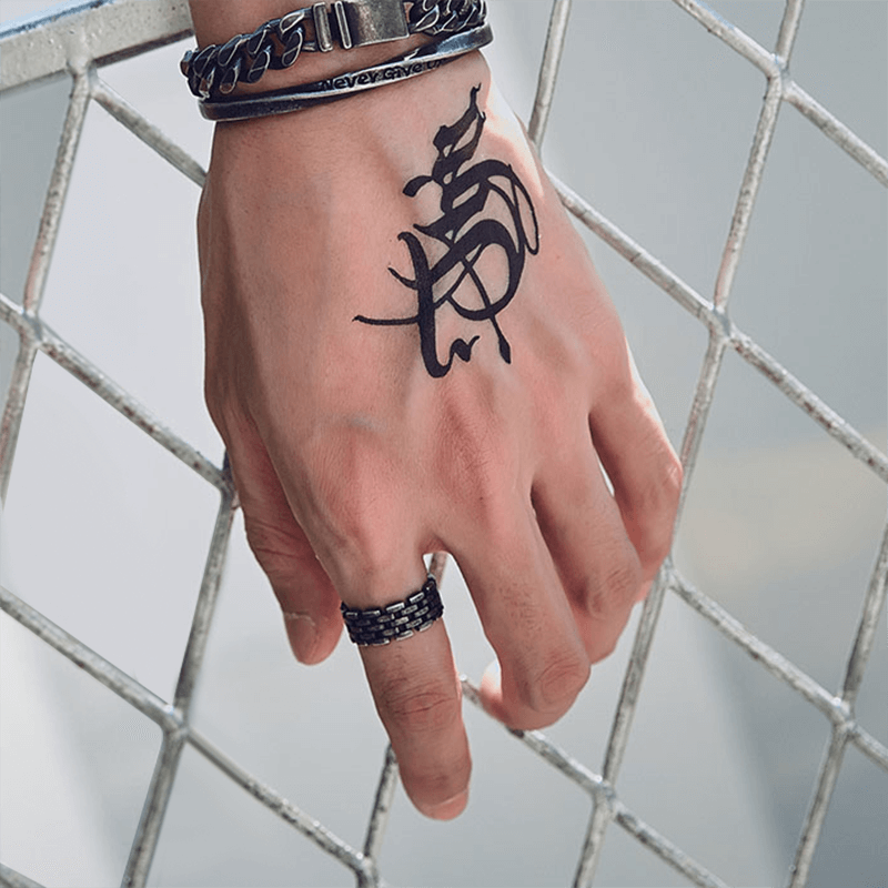 Hollow Chain Stainless Steel Ring