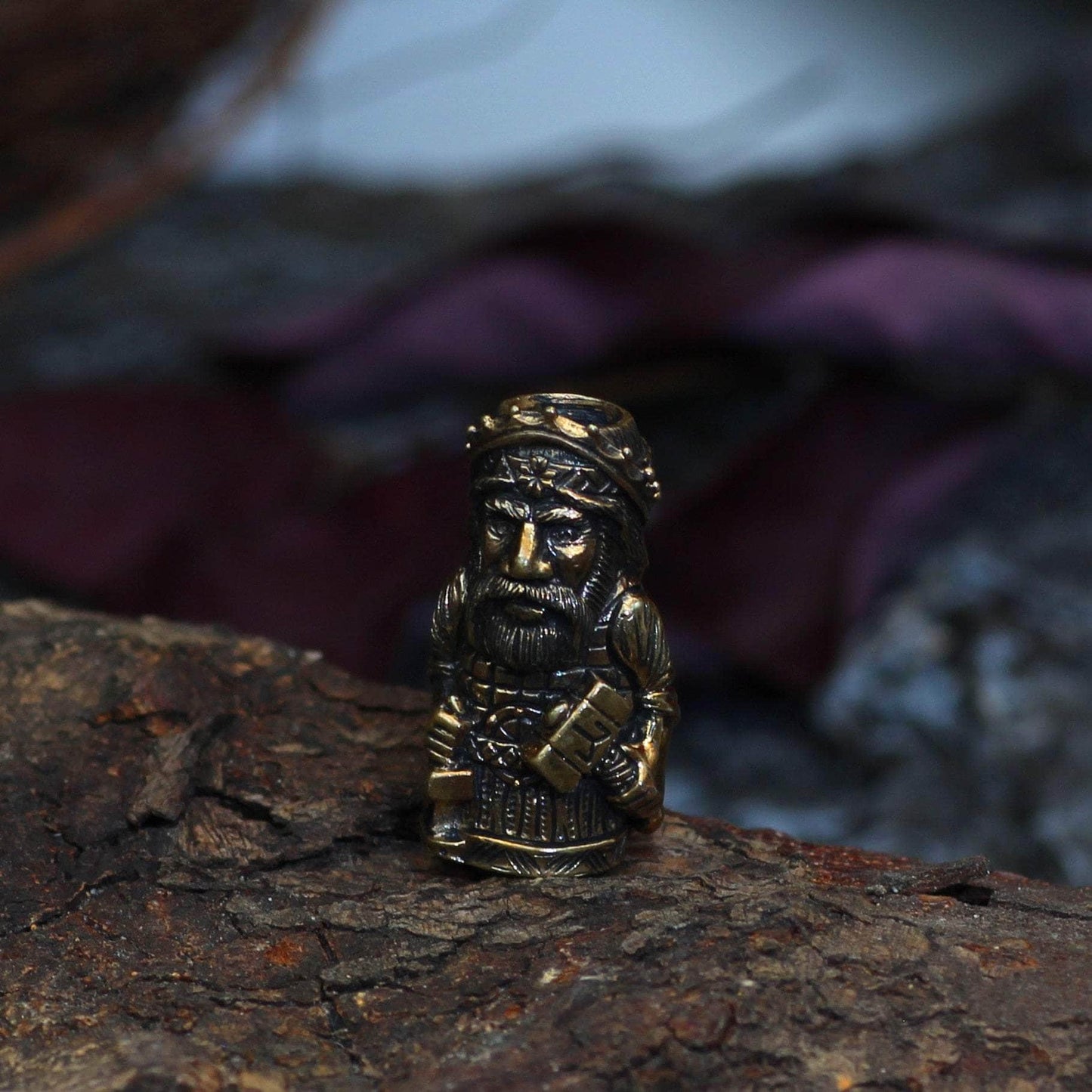 Vikings Thor with Mjolnir Stainless Steel Beard Beads