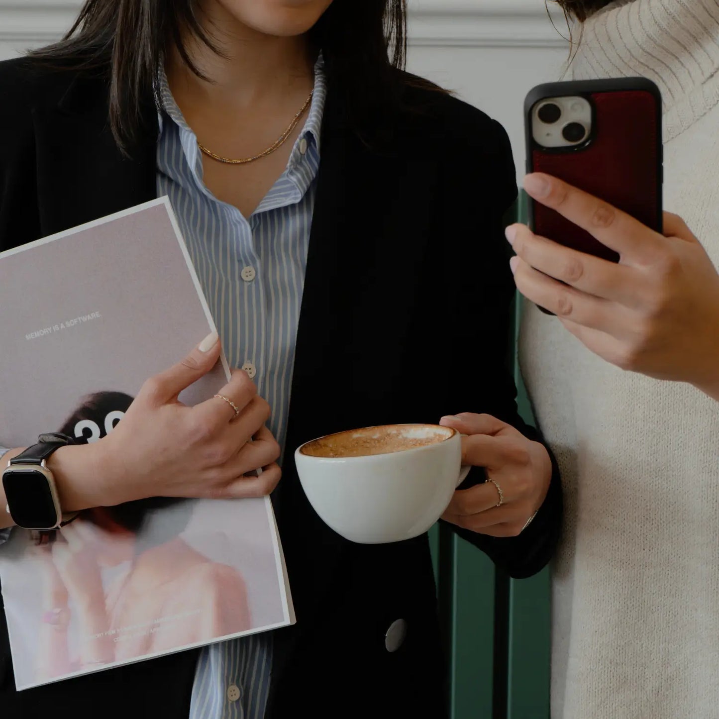 iPhone 16 Series Yellow Leather Wallet Case - New York