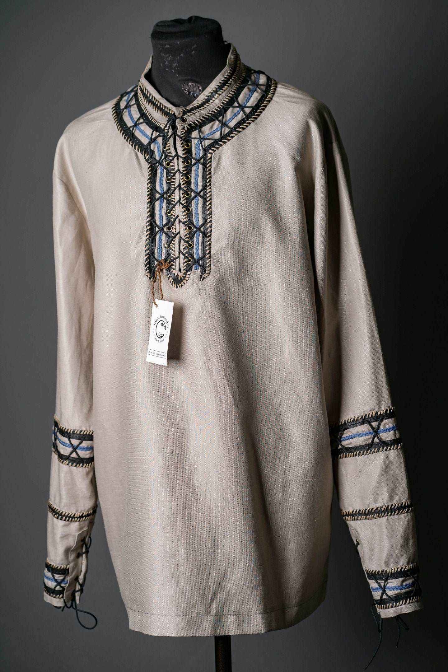 Haraldr white wool tunic (Vikings)