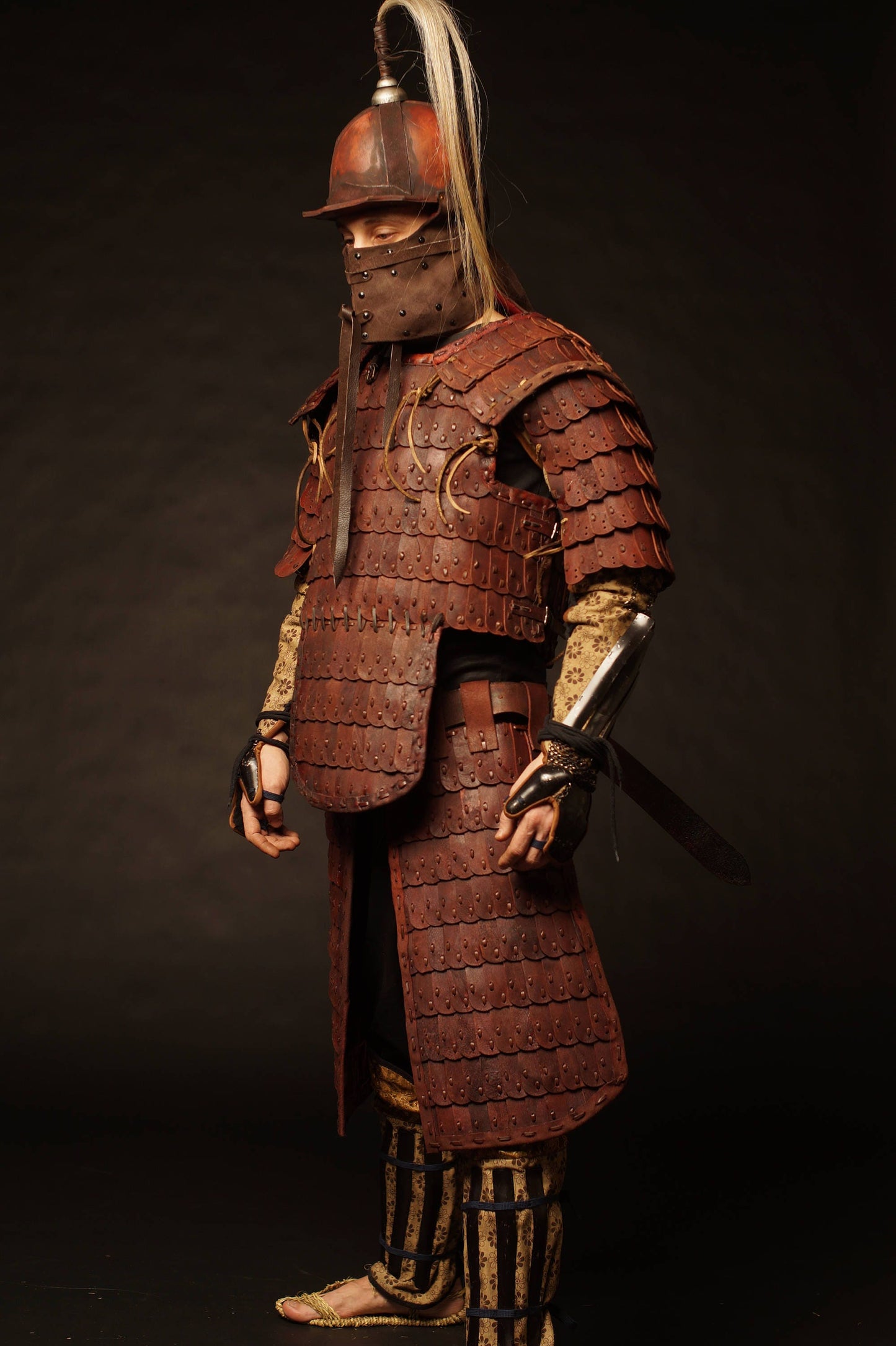 Medieval mongol leather armor