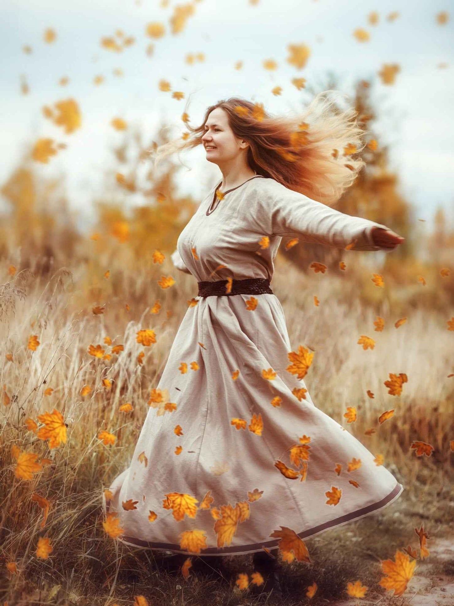 Viking apron dress “Astrid”