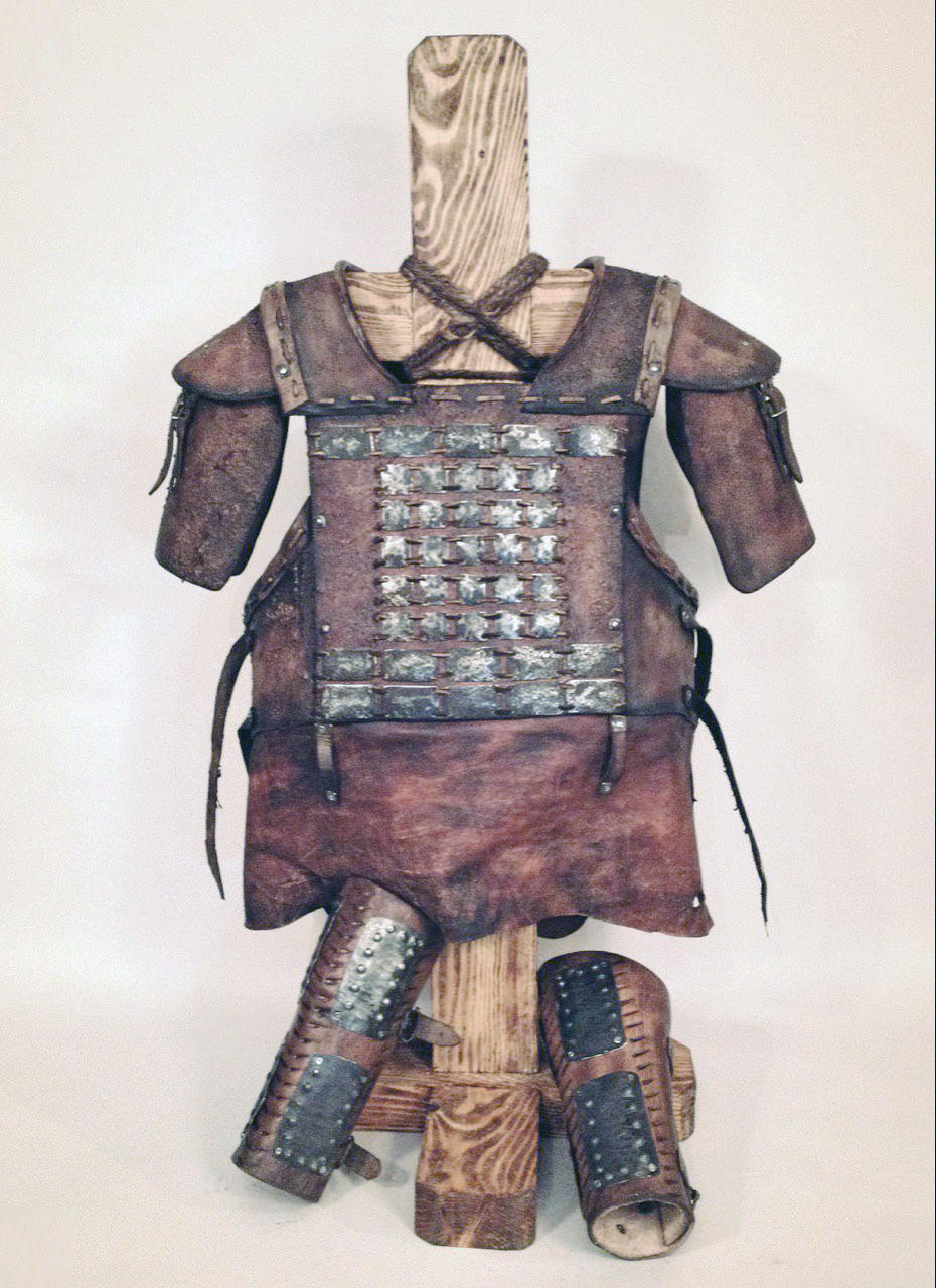 Medieval larp armor (armor with pauldrons + bracers)