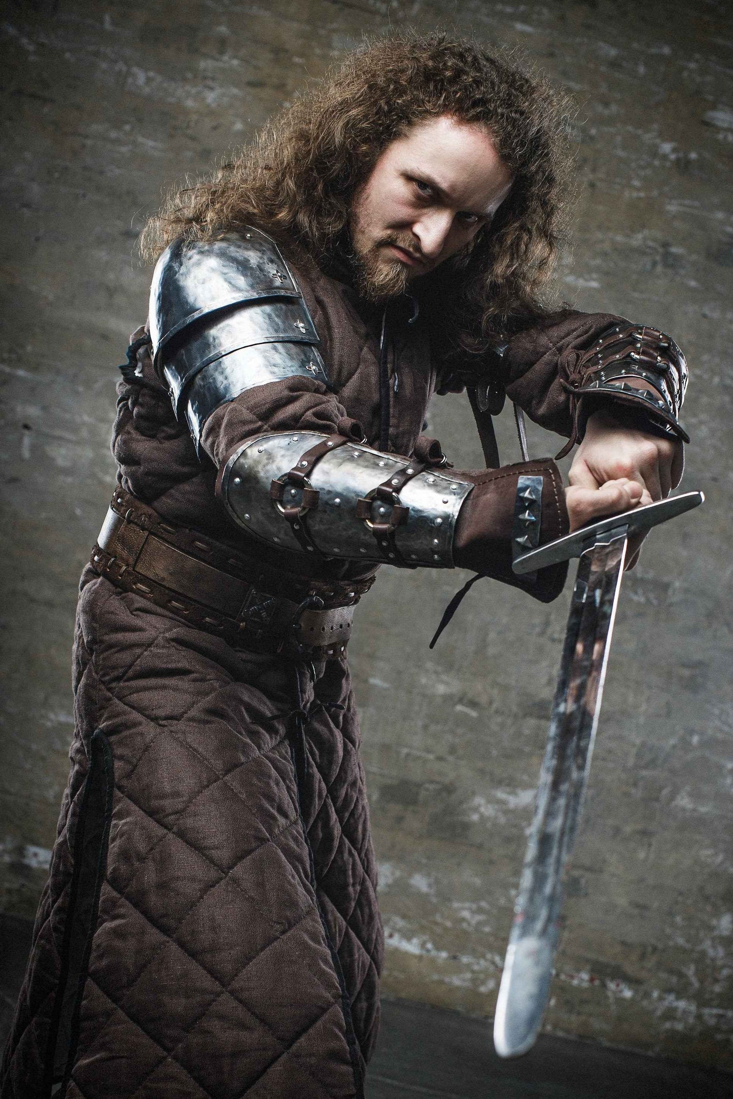 Knight steel arm armor