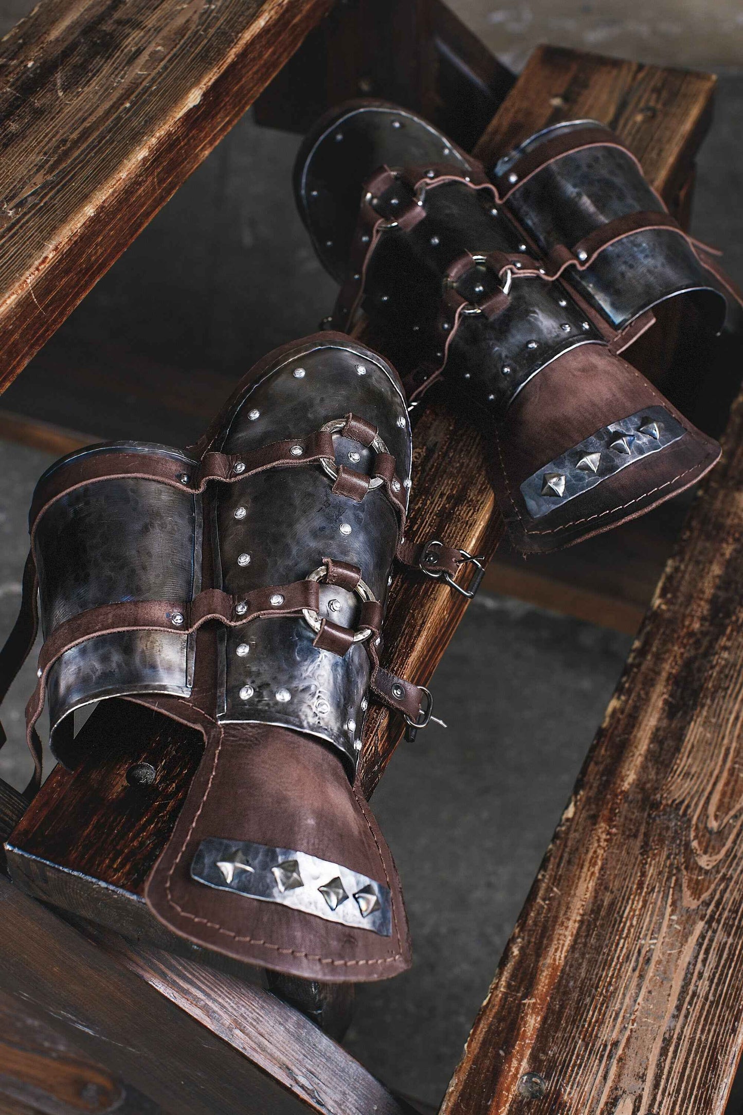 Knight steel arm armor