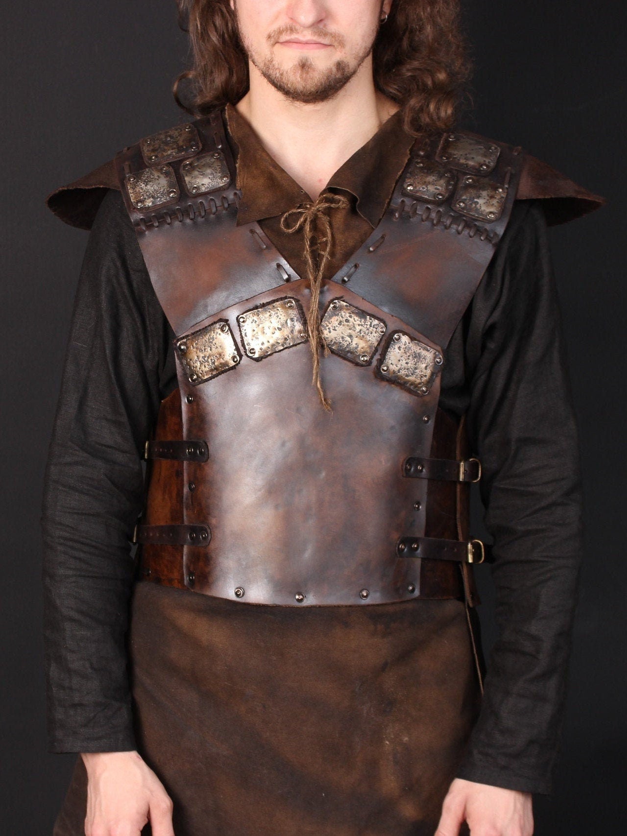 Viking larp leather armor