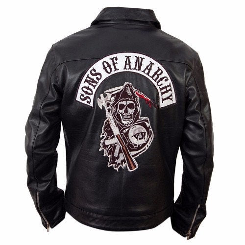Handmade  Sons of Anarchy Leather Jacket Genuine Leather Hot Selling