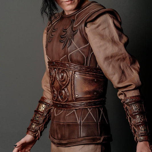 Porunn wide corset belt (Vikings)