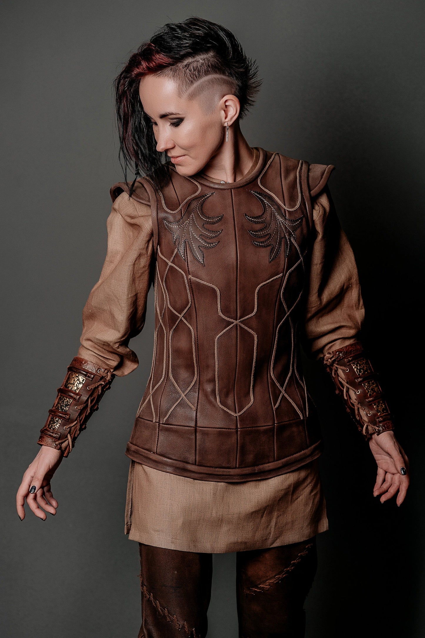 Porunn leather vest (Vikings)