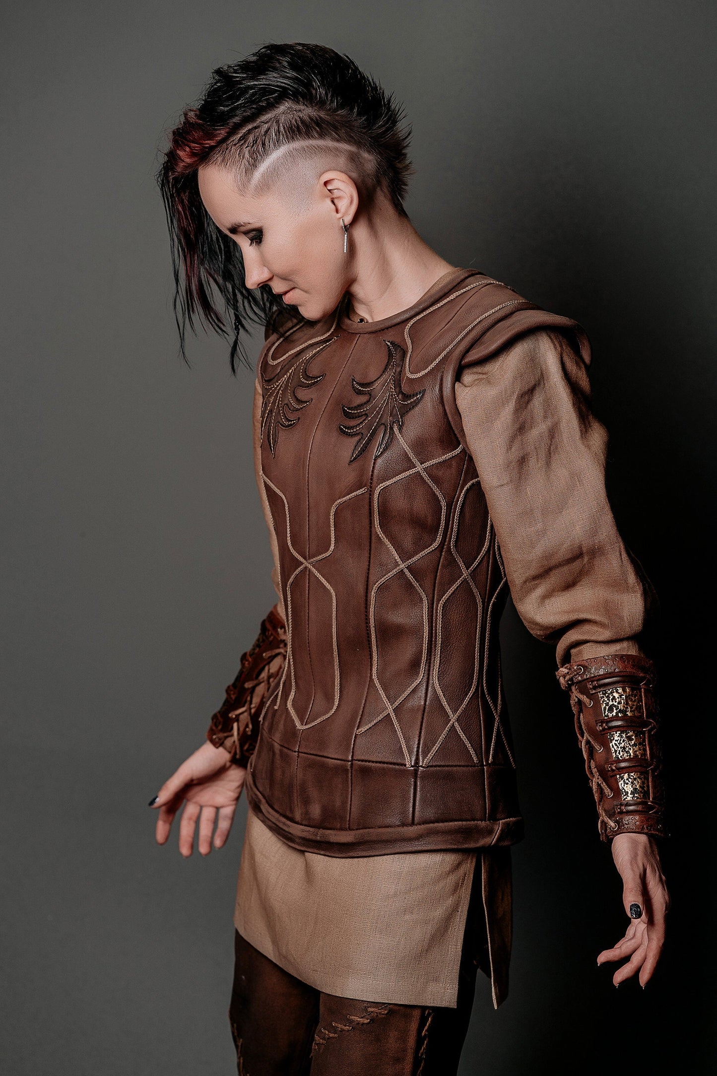 Porunn leather vest (Vikings)