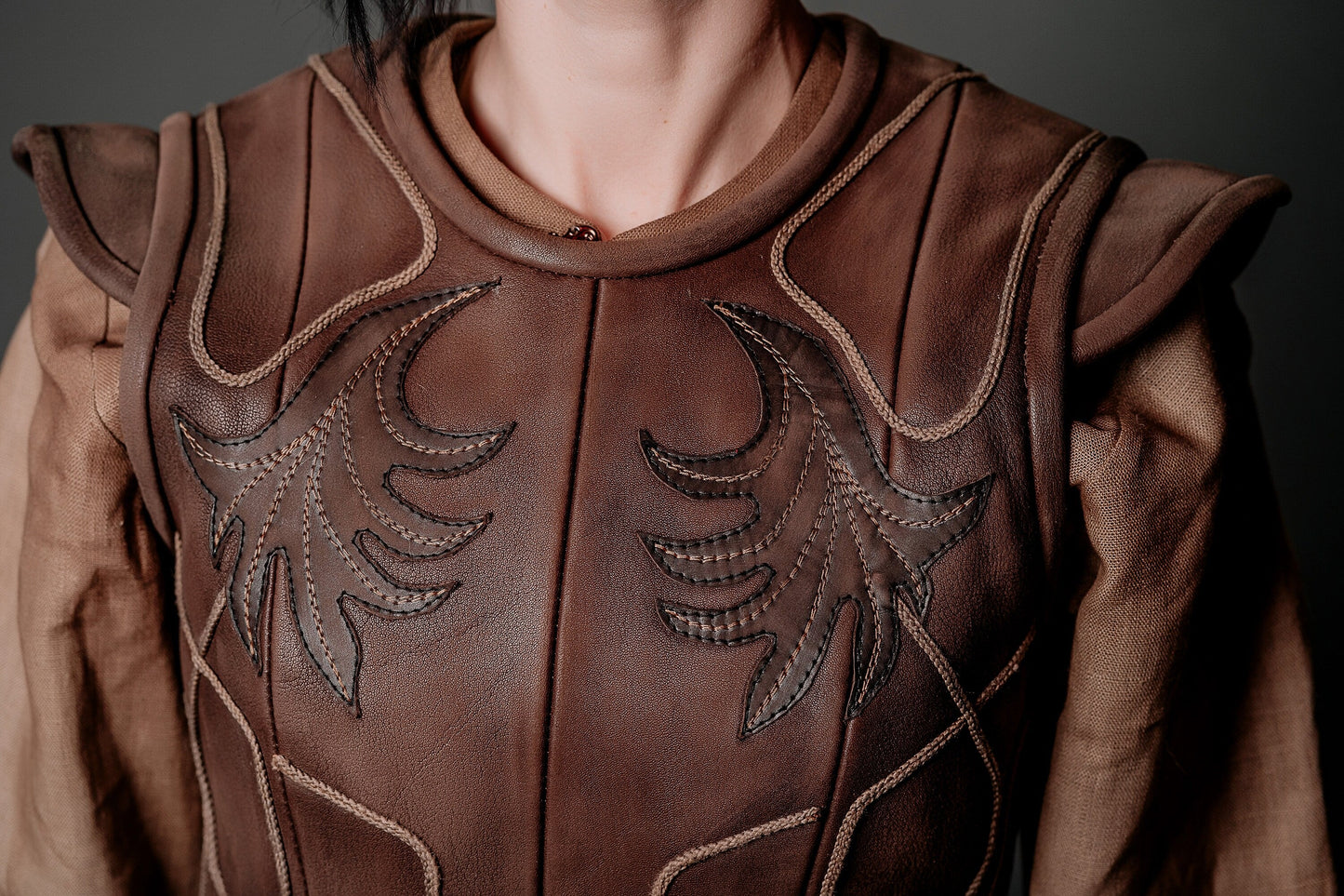 Porunn leather vest (Vikings)