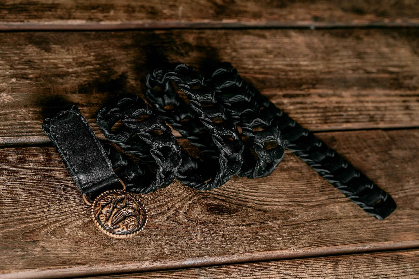 Khal Drogo medallion buckle belt