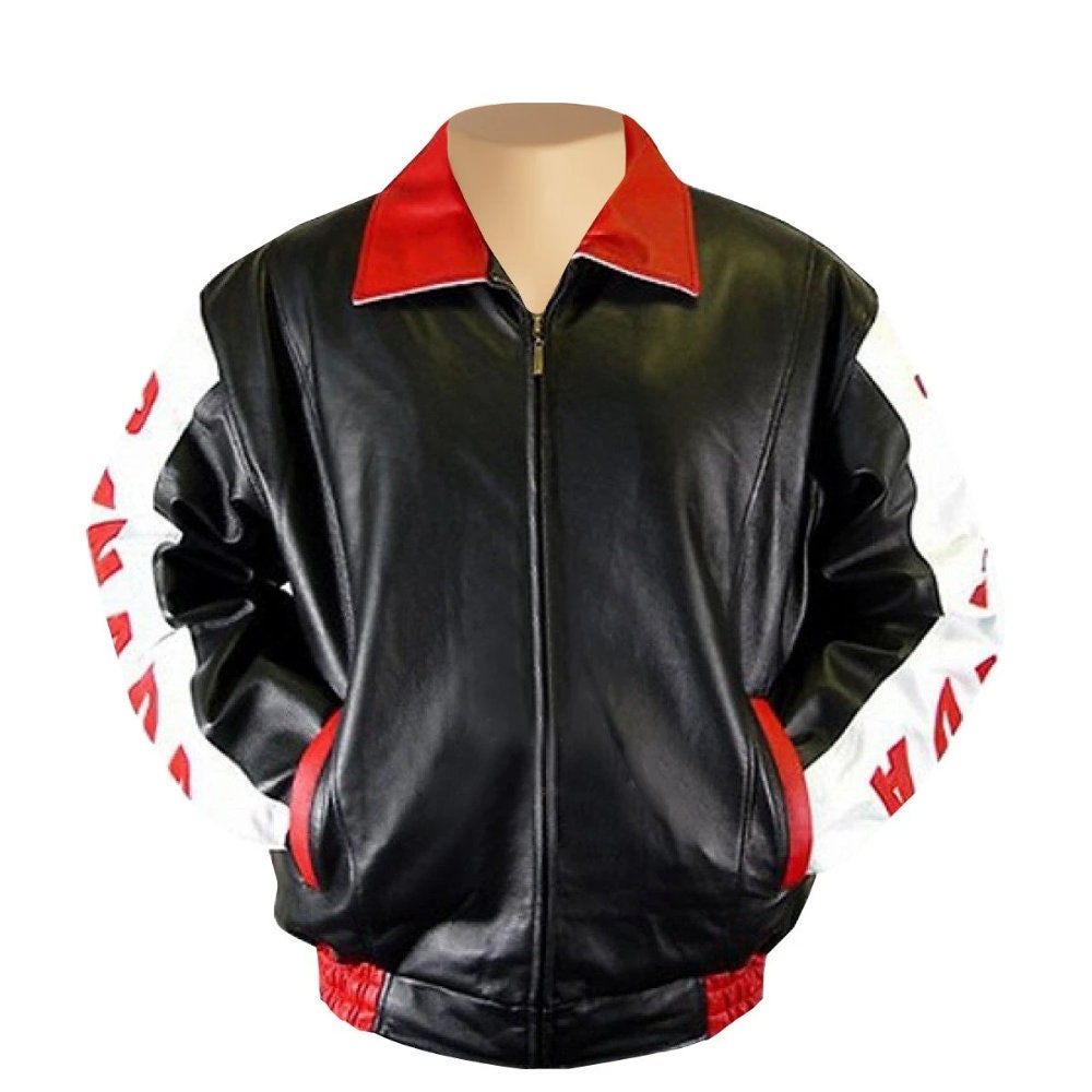 Handmade Canadian Flag Inspired Bomber Style Jacket